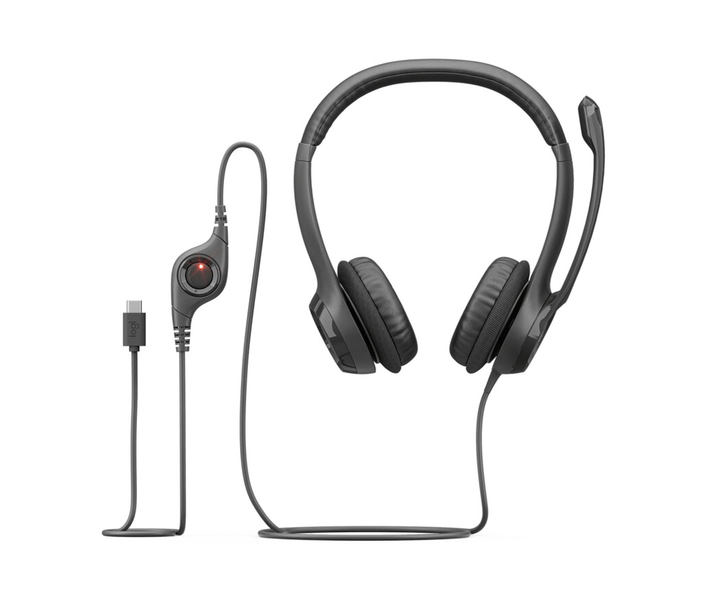 Logitech H390 Headset Bedraad Hoofdband Oproepen/muziek USB Type-C Zwart - Afbeelding 5