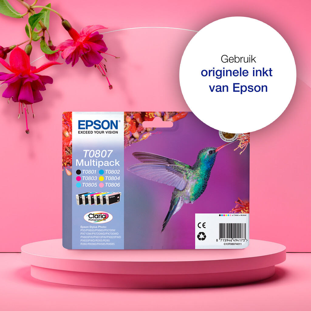 Epson Hummingbird Singlepack Yellow T0804 Claria Photographic Ink - Afbeelding 4