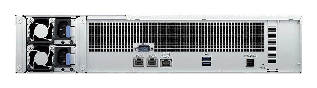 Synology RackStation RS2423RP+II NAS Rack (2U) AMD Ryzen V1780B 8 GB DDR4 0 TB DiskStation Manager Zwart - Afbeelding 4