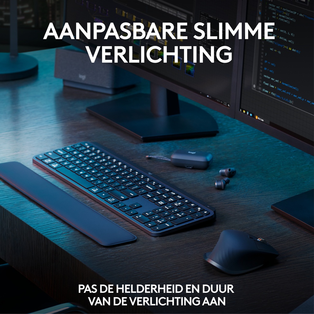 Logitech Master 920-011607 toetsenbord Inclusief muis Kantoor Bluetooth AZERTY Frans Grafiet - Afbeelding 8