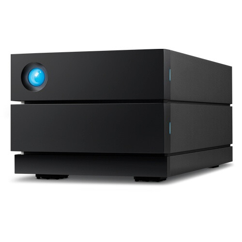 LaCie 2Big Raid USB-C 60TB disk array Desktop Zwart - Afbeelding 2