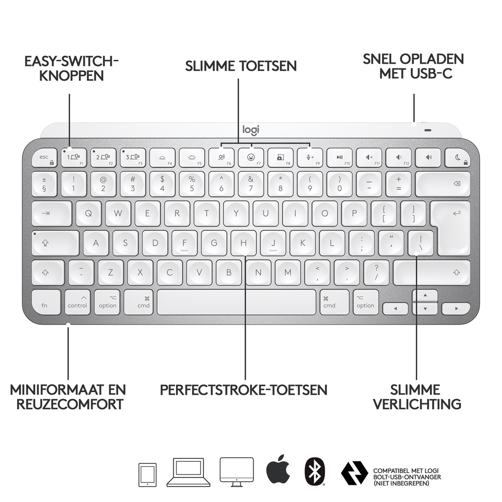 Logitech Master MX Keys Mini for Mac - Afbeelding 8
