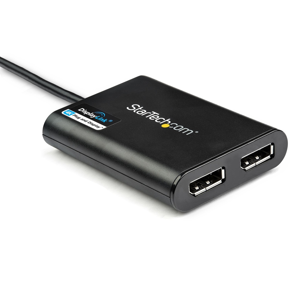 StarTech.com USB 3.0 naar Dual DisplayPort Adapter, 4K 60Hz, DisplayLink-gecertificeerd, USB naar Dual DP Display Adapter, Dual - Afbeelding 2