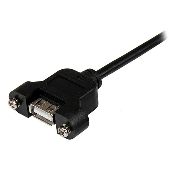 StarTech.com 91 cm lange, Paneel gemonteerde USB-kabel A naar A F/M - Afbeelding 2