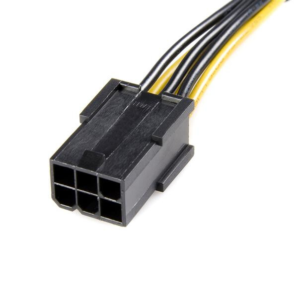 StarTech.com PCI Express 6-polig naar 8-polige voedingsadapterkabel - Afbeelding 2