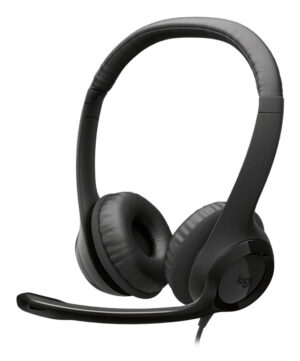 Logitech H390 Headset Bedraad Hoofdband Oproepen/muziek USB Type-C Zwart
