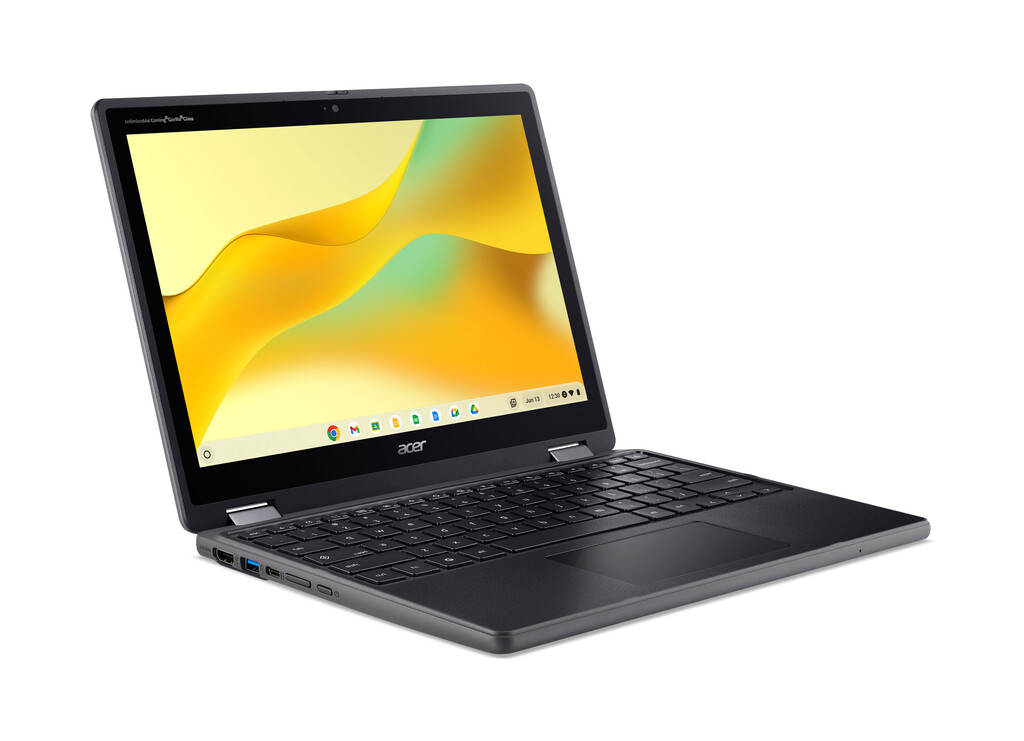 Acer Chromebook R857T-TCO-C04U Intel® N N150 31 cm (12.2") Touchscreen WUXGA 8 GB LPDDR5x-SDRAM 64 GB eMMC Wi-Fi 6E (802.11ax) C - Afbeelding 3
