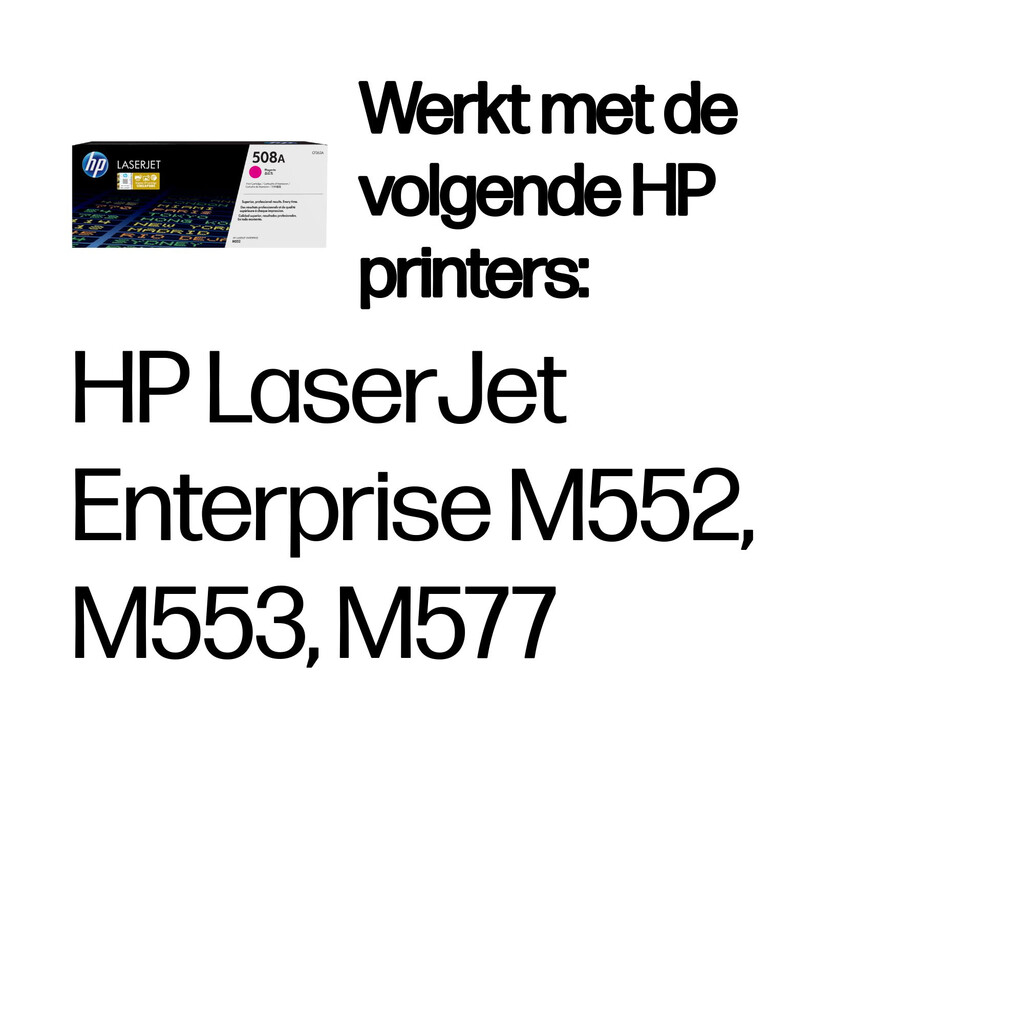 HP 508A originele magenta LaserJet tonercartridge - Afbeelding 2