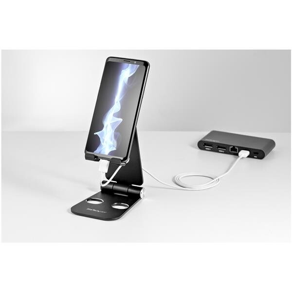 StarTech.com Telefoonhouder / tablet houder - universeel - multi angle - opvouwbaar - zwart - Afbeelding 4
