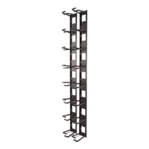 APC Verticale kabelorganizer, 8 kabelringen, nul U