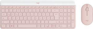 Logitech 920-011314 toetsenbord Inclusief muis Kantoor RF Draadloos QWERTZ Duits Roze
