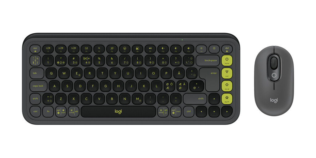 Logitech 920-013266 toetsenbord Inclusief muis Universeel Bluetooth QZERTY Scandinavisch Grafiet - Afbeelding 2