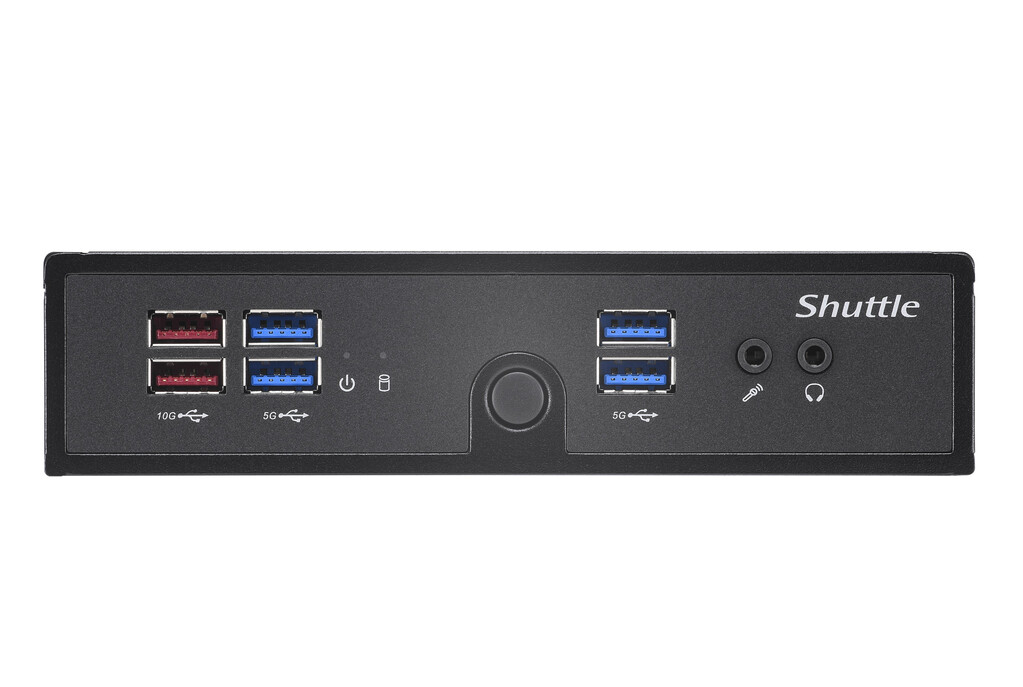 Shuttle XPC slim Barebone DS50U5, i5-1335U, 2x LAN (1x 2.5Gbit ,1x 1Gbit), 1xCOM,1xHDMI,1xDP, 1x VGA, ventilatorloos , 24/7 perm - Afbeelding 7