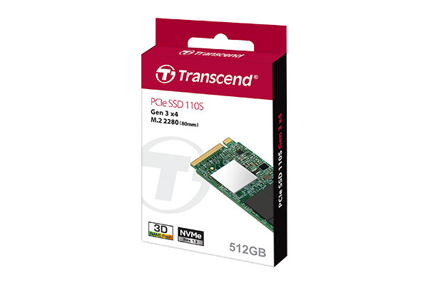 Transcend 110S 128 GB M.2 PCI Express 3.0 NVMe 3D NAND - Afbeelding 3