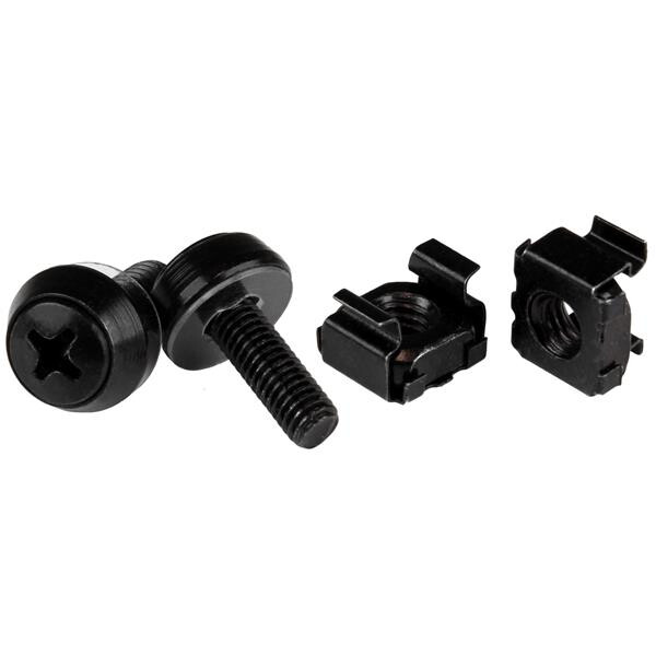 StarTech.com 100-Pack M5 12mm Schroeven, Kooimoeren en Installatietool, Montagekit voor 19" of 10" Server Racks, Kaste