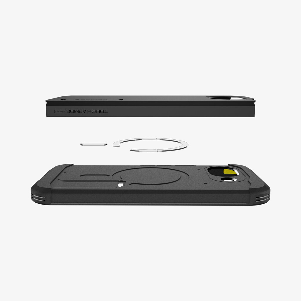 Spigen Tough Armor (Mag Fit) mobiele telefoon behuizingen 16 cm (6.3") Hoes Zwart - Afbeelding 5