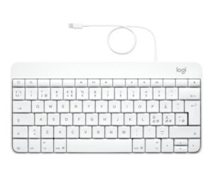 Logitech 920-008147 toetsenbord voor mobiel apparaat QWERTY Scandinavisch USB Wit