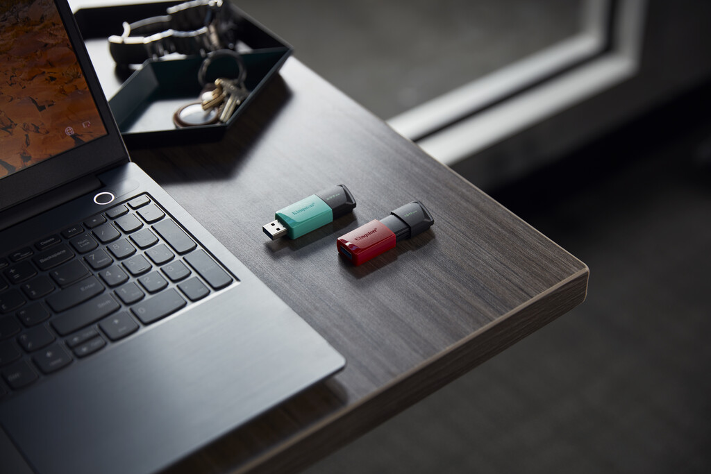 Kingston Technology DataTraveler Exodia M 256 GB, USB 3.2 Gen 1 (zwart + blauwgroen) - Afbeelding 8