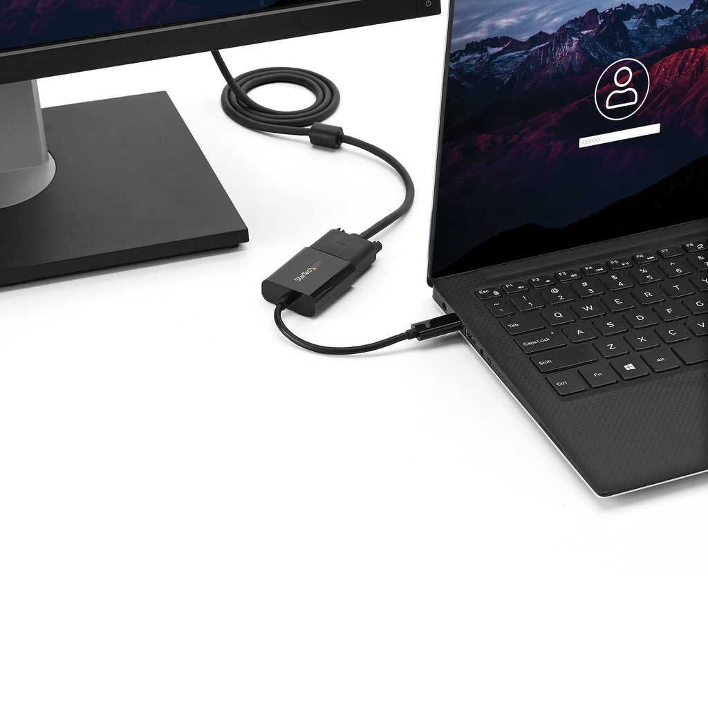 StarTech.com USB-C naar VGA Adapter - Zwart - 1080p - Video Converter Voor Uw MacBook Pro - USB C naar VGA Display Dongle - Verb - Afbeelding 6