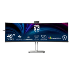 Philips 49B2U6903CH/00 computer monitor 124 cm (48.8") 5120 x 1440 Pixels Dual QHD LCD Grijs
