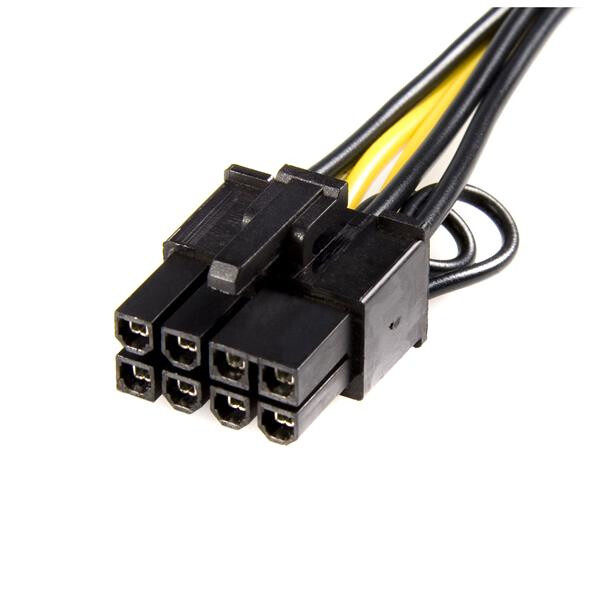 StarTech.com PCI Express 6-polig naar 8-polige voedingsadapterkabel - Afbeelding 3