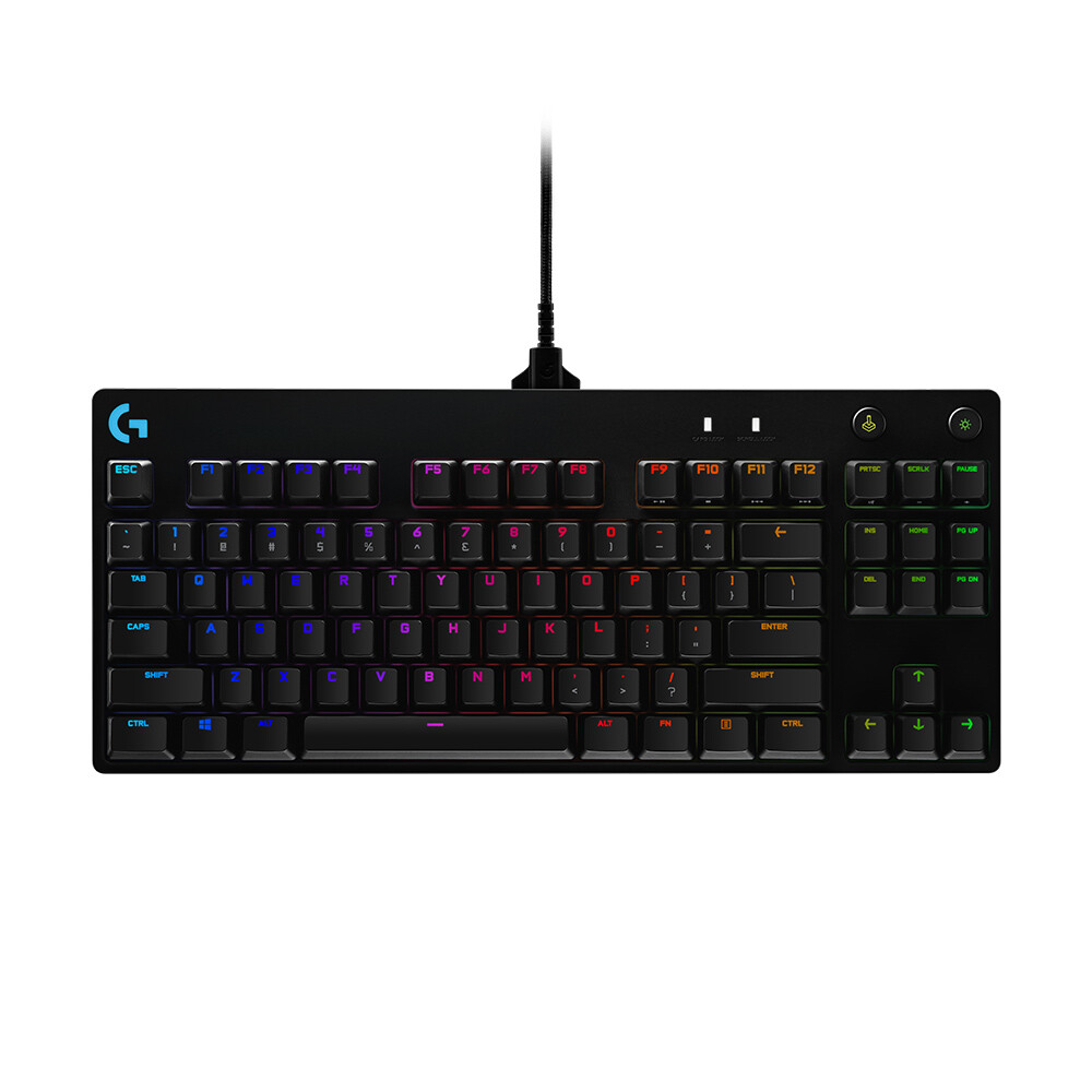 Logitech G PRO toetsenbord Gamen USB QWERTY US International Zwart