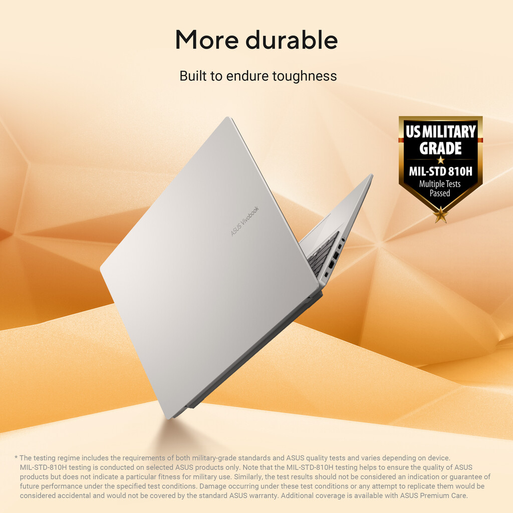 ASUS Vivobook 16 M1607KA-MB5NDW Copilot+ PC AMD Ryzen AI 5 330 Laptop 40,6 cm (16") WUXGA 16 GB DDR5-SDRAM 512 GB SSD Wi-Fi 6 (8 - Afbeelding 24