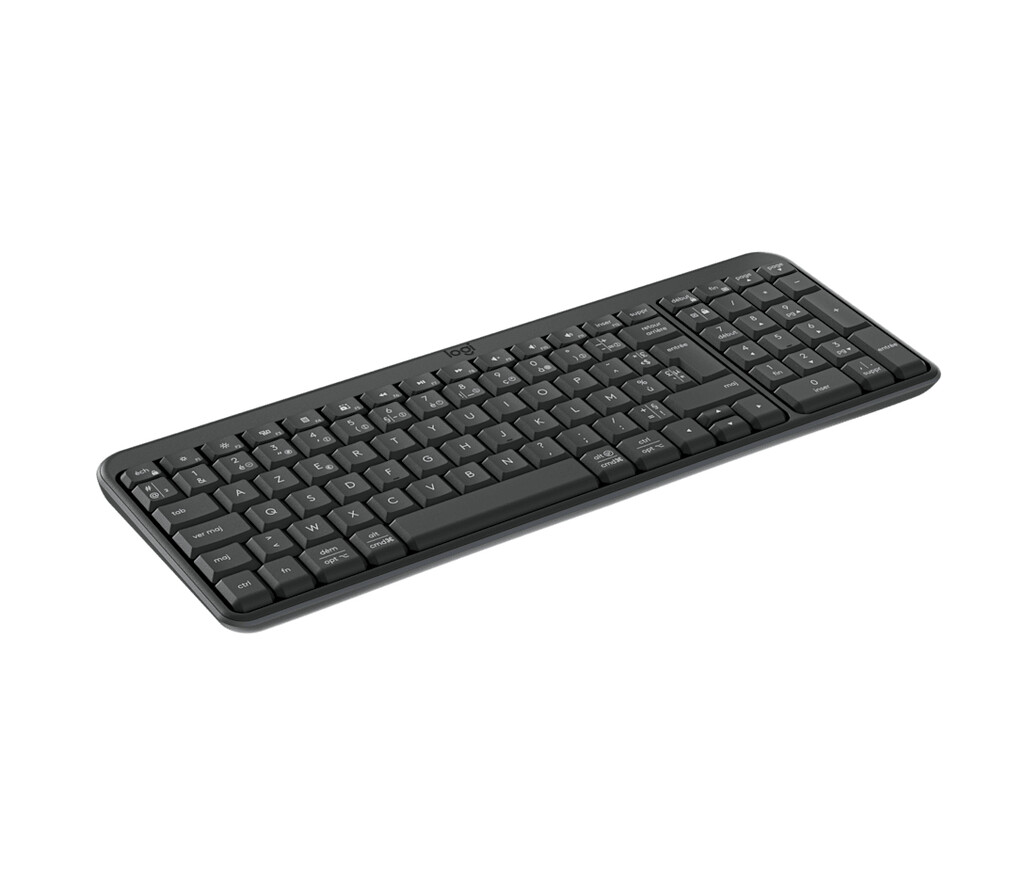 Logitech K250 Compact Bluetooth toetsenbord Universeel RF-draadloos + Bluetooth AZERTY Frans Grafiet - Afbeelding 4