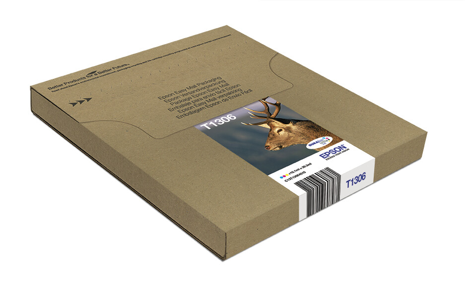 Epson Stag Multipack 3-colours T1306 DURABrite Ultra Ink EasyMail - Afbeelding 3