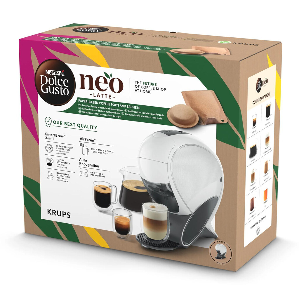 Krups NESCAFÉ DOLCE GUSTO NESCAFÉ® Dolce Gusto® YY5678 NEO Latte koffiemachine zwart - Afbeelding 2