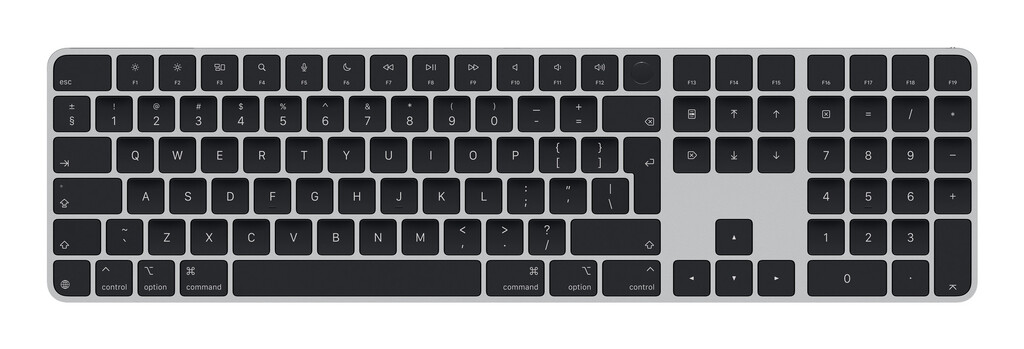 Apple Magic toetsenbord Universeel USB + Bluetooth QWERTY Engels Zwart