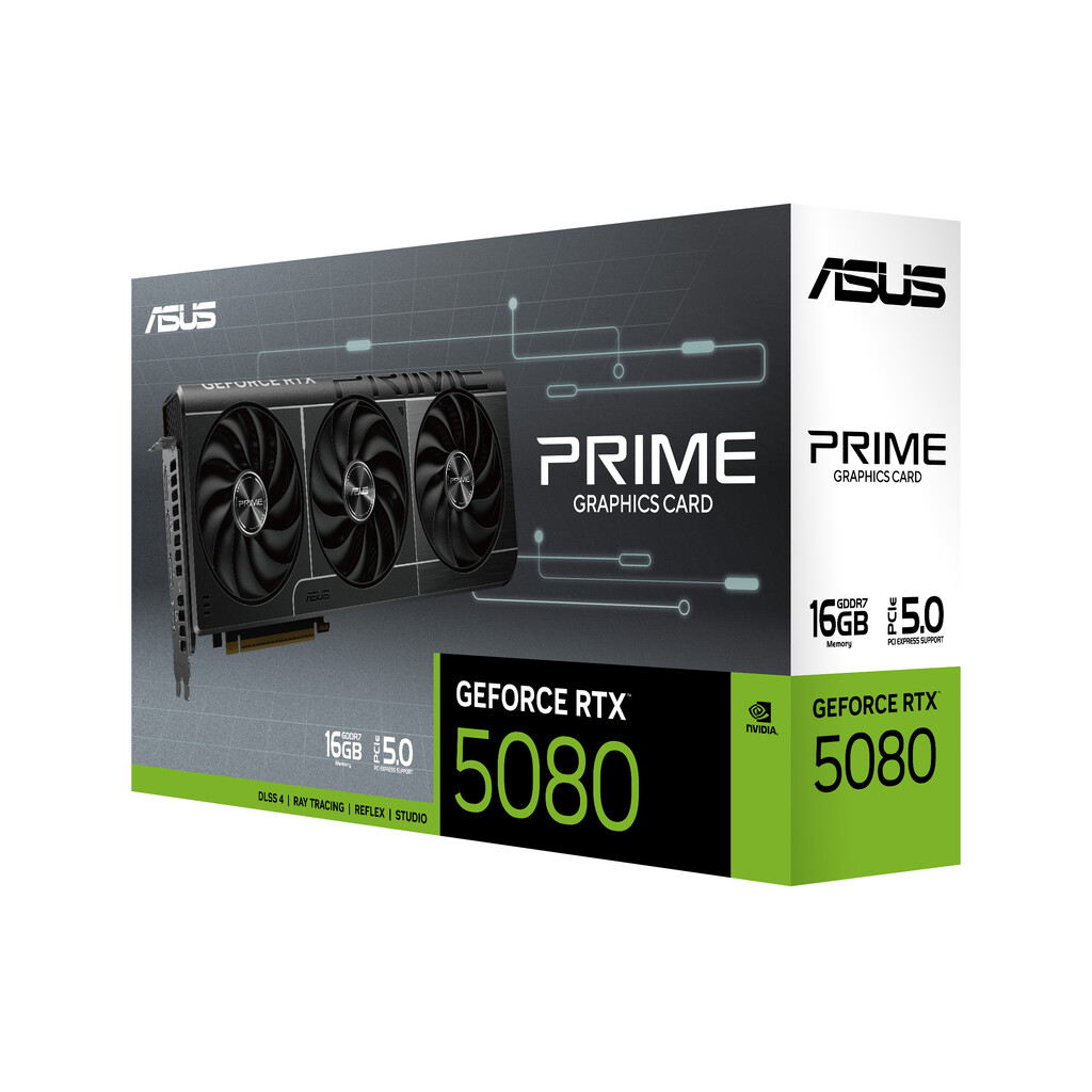 ASUS Prime -RTX5080-16G NVIDIA GeForce RTX 5080 16 GB GDDR7 - Afbeelding 12