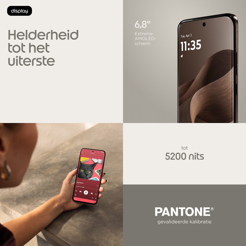 Motorola edge 70 pro 17,2 cm (6.78") Dual SIM Android 16.0 5G USB Type-C 8 GB 256 GB 6500 mAh Hout - Afbeelding 10