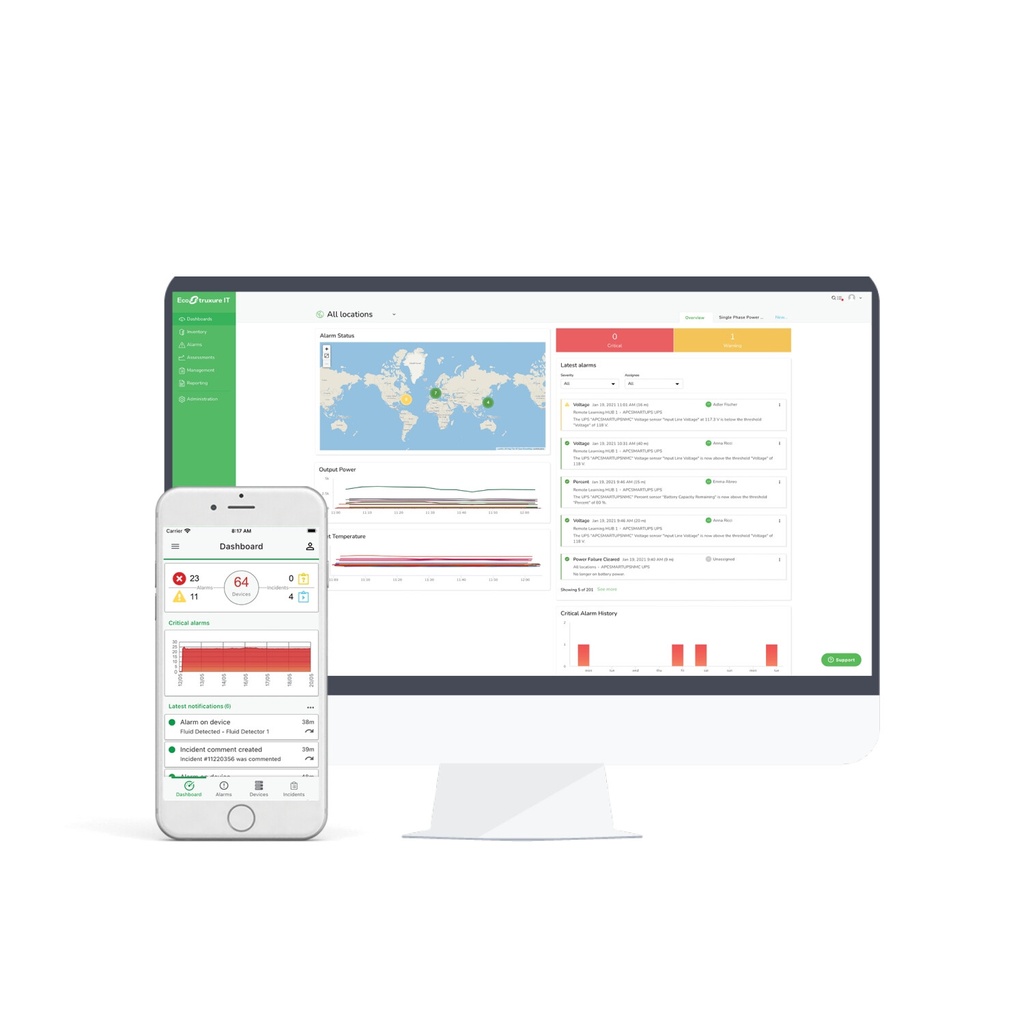 Schneider Electric Abonnement, EcoStruxure IT Expert, 3 jaar, digitaal, monitoring en beheer op afstand van datacenters. - Afbeelding 24