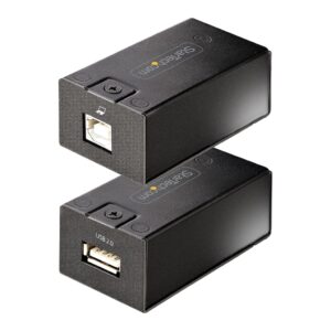 StarTech.com 150m USB 2.0 Extender over Cat5e/Cat6 Ethernet Kabel, Externe Voeding, USB Extender via RJ45/Netwerk Kabel, USB Ove