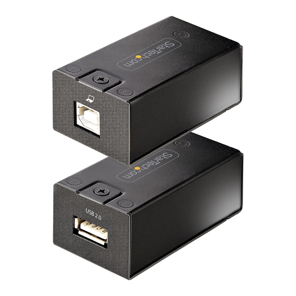 StarTech.com 150m USB 2.0 Extender over Cat5e/Cat6 Ethernet Kabel, Externe Voeding, USB Extender via RJ45/Netwerk Kabel, USB Ove