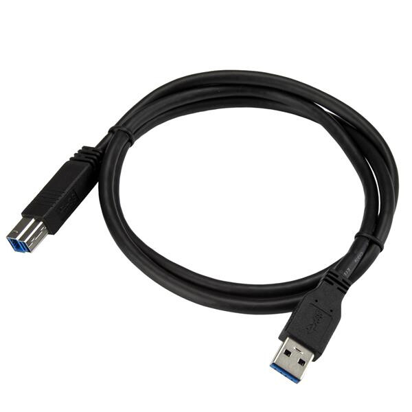 StarTech.com 1 m gecertificeerde SuperSpeed USB 3.0 A-naar-B-kabel M/M - Afbeelding 4