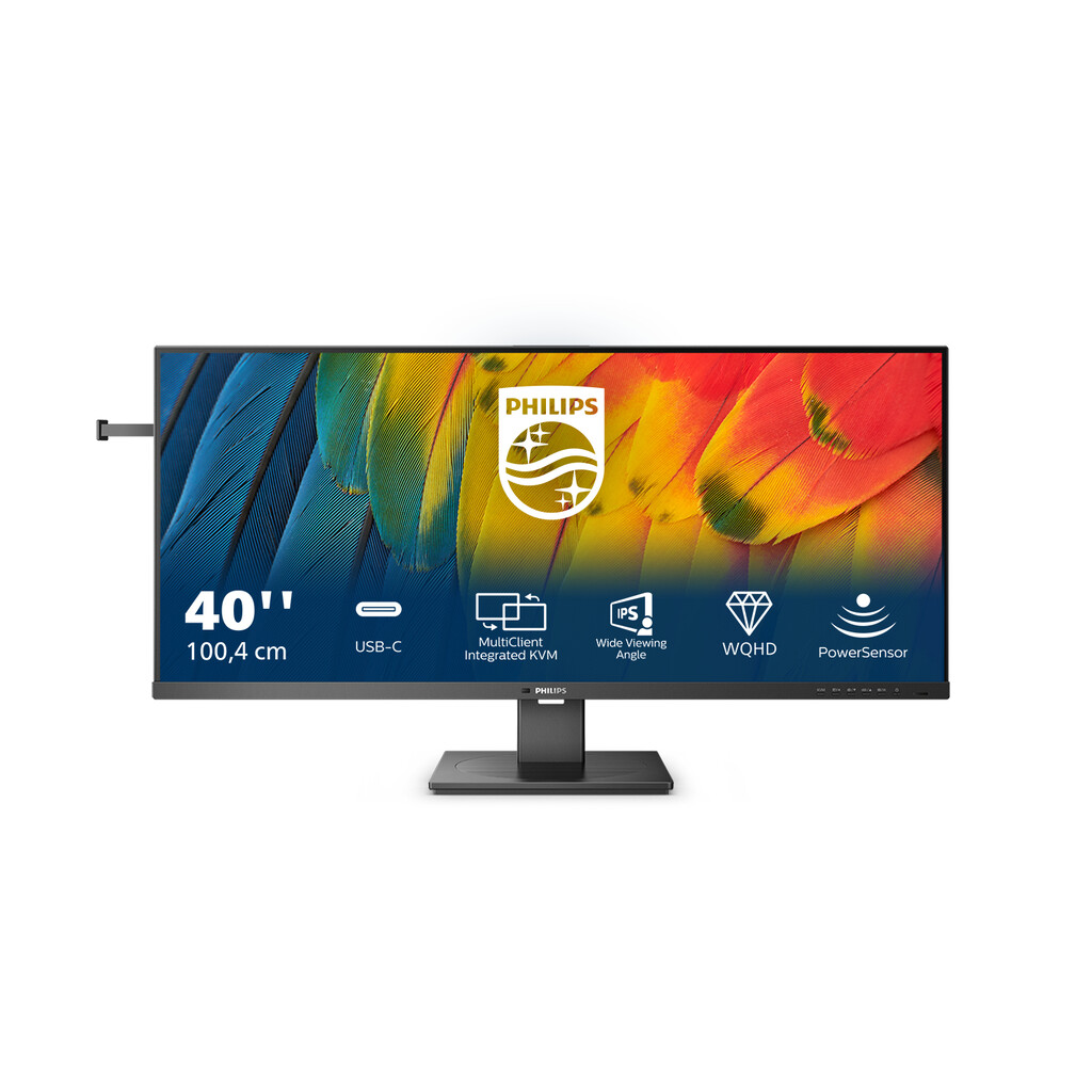 Philips 5000 series 40B1U5600/00 computer monitor 101,6 cm (40") 3440 x 1440 Pixels Wide Quad HD LCD Zwart - Afbeelding 2