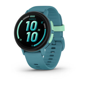 Garmin Bounce 010-03399-02 smartwatch & sportwatch 3,05 cm (1.2") AMOLED 43 mm Digitaal 390 x 390 Pixels Touchscreen Turkoois Wi