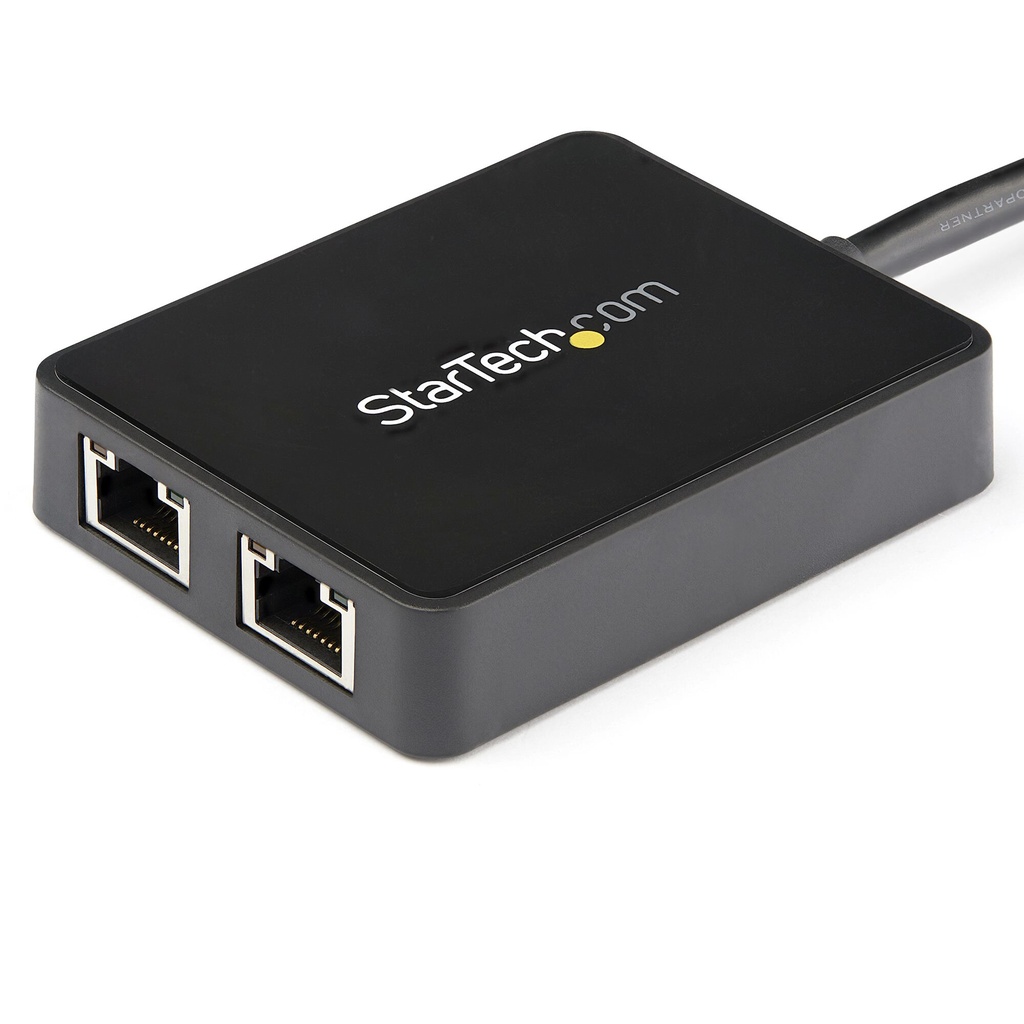 StarTech.com USB 3.0 naar Dual Port Gigabit Ethernet Adapter, USB 3.0 Netwerkadapter NIC met USB Poort, USB naar 2x RJ45 LAN GbE - Afbeelding 2