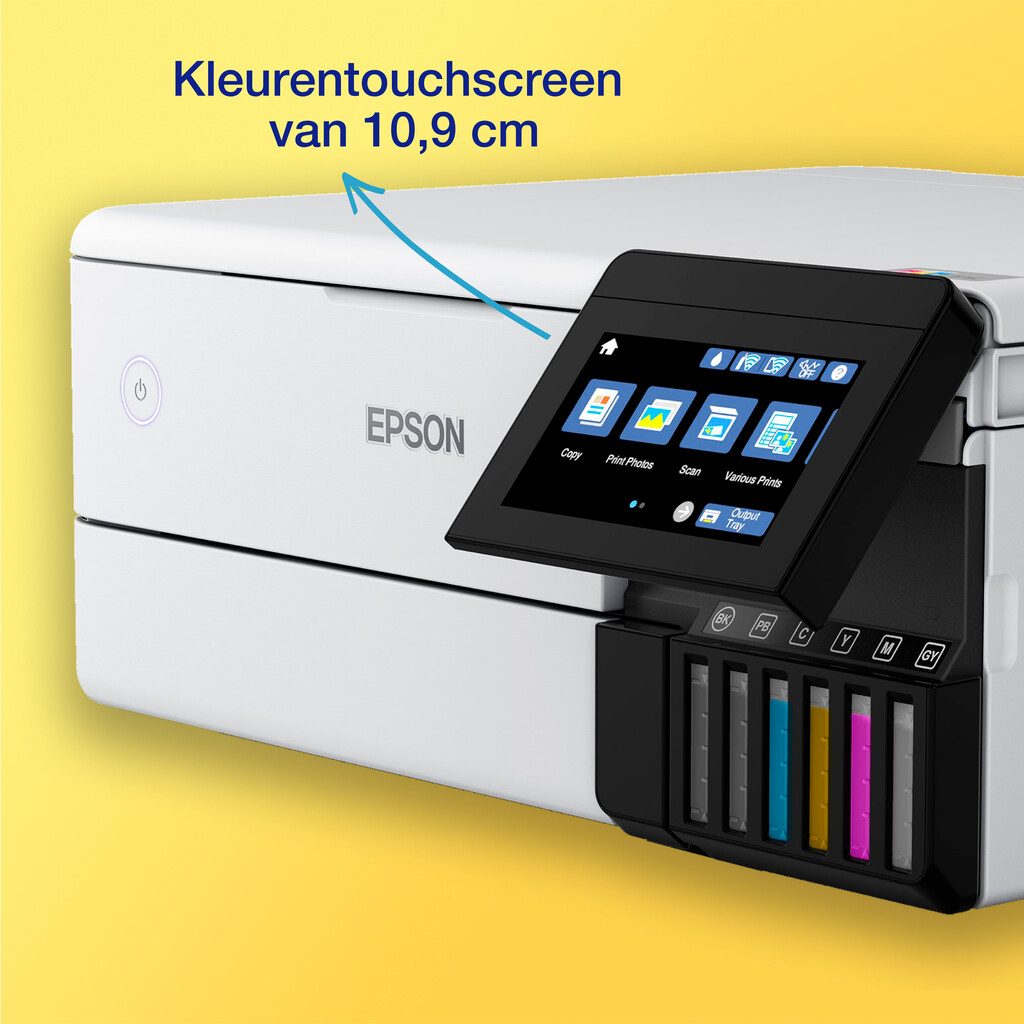 Epson EcoTank ET-8500 A4 Wi-Fi-fotoprinter met inkttank - Afbeelding 23