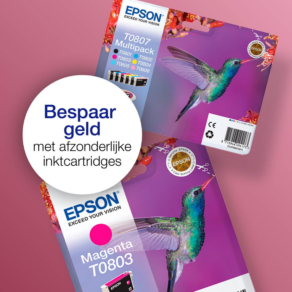 Epson Hummingbird Singlepack Yellow T0804 Claria Photographic Ink - Afbeelding 8
