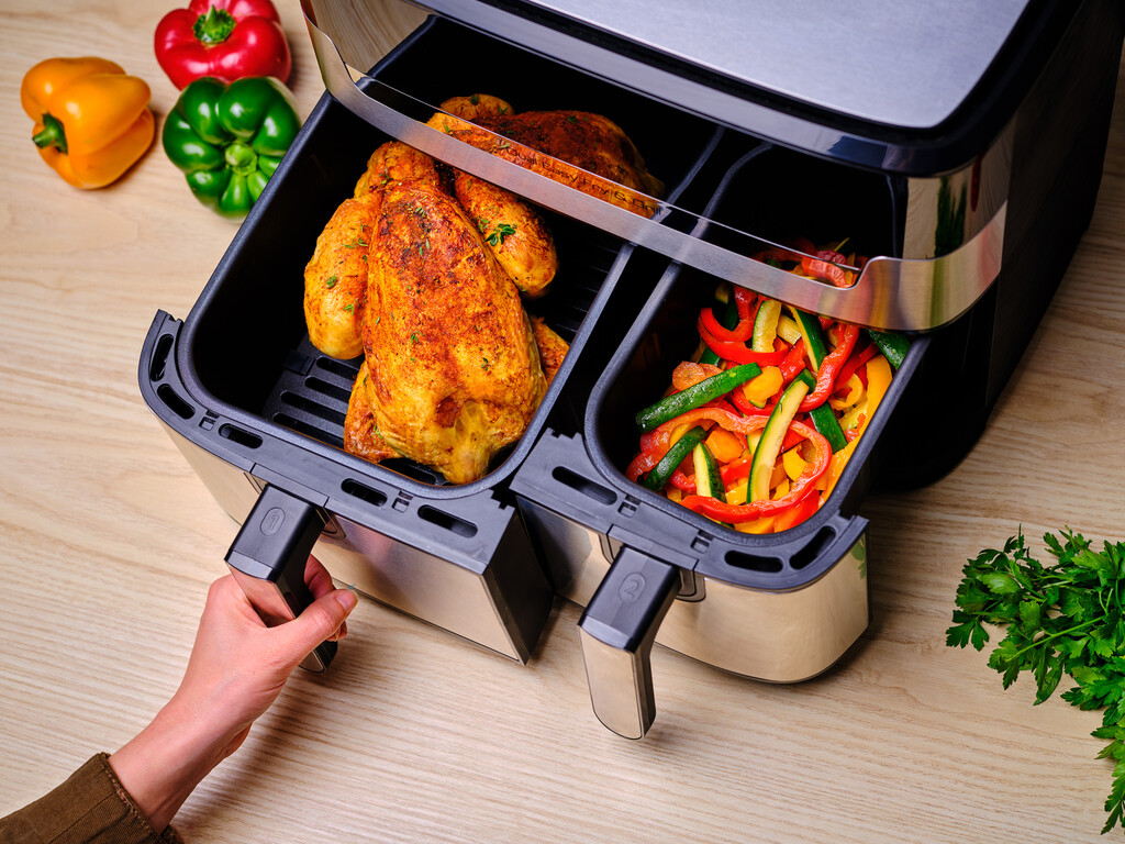 Tefal Dual Easy Fry & Grill Easy Fry & Grill Dual EY905D air fryer met dubbele lades - 8 programma's - 5,2 L + 3,1 L - Afbeelding 13