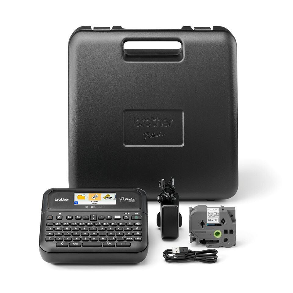Brother PT-D610BTVP labelprinter Thermo transfer 180 x 360 DPI 30 mm/sec Bedraad en draadloos TZe Bluetooth - Afbeelding 4