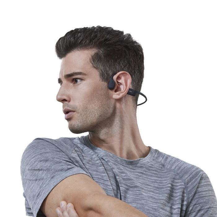 SHOKZ Openrun Mini Headset Draadloos Neckband Sporten Bluetooth Zwart - Afbeelding 4