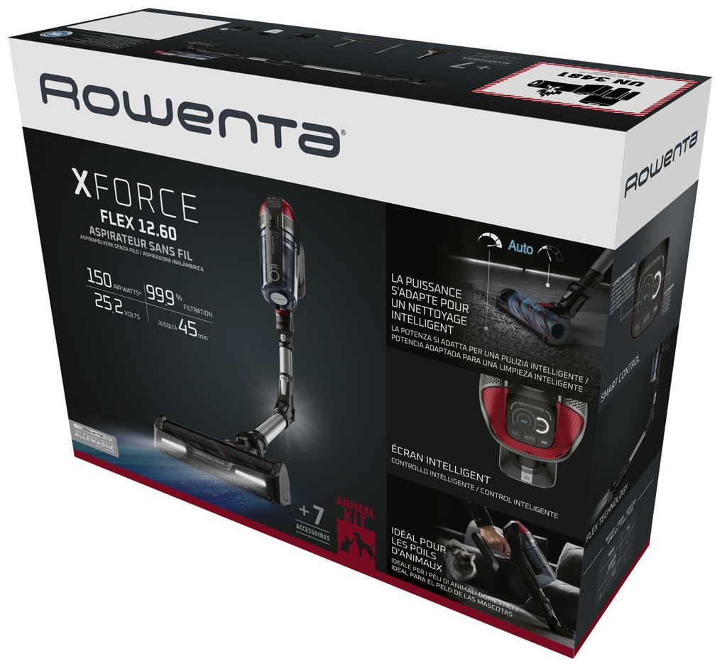 Rowenta X-Force Flex 12.60 RH98A7 Steelstofzuiger - Afbeelding 17