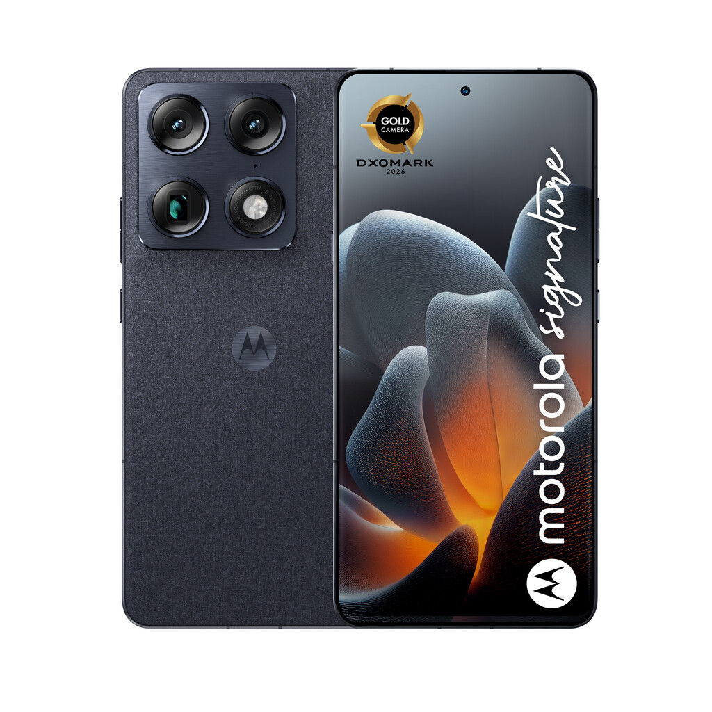 Motorola signature 17,2 cm (6.78") Dual SIM Android 16.0 5G USB Type-C 16 GB 512 GB 5200 mAh Donkerblauw