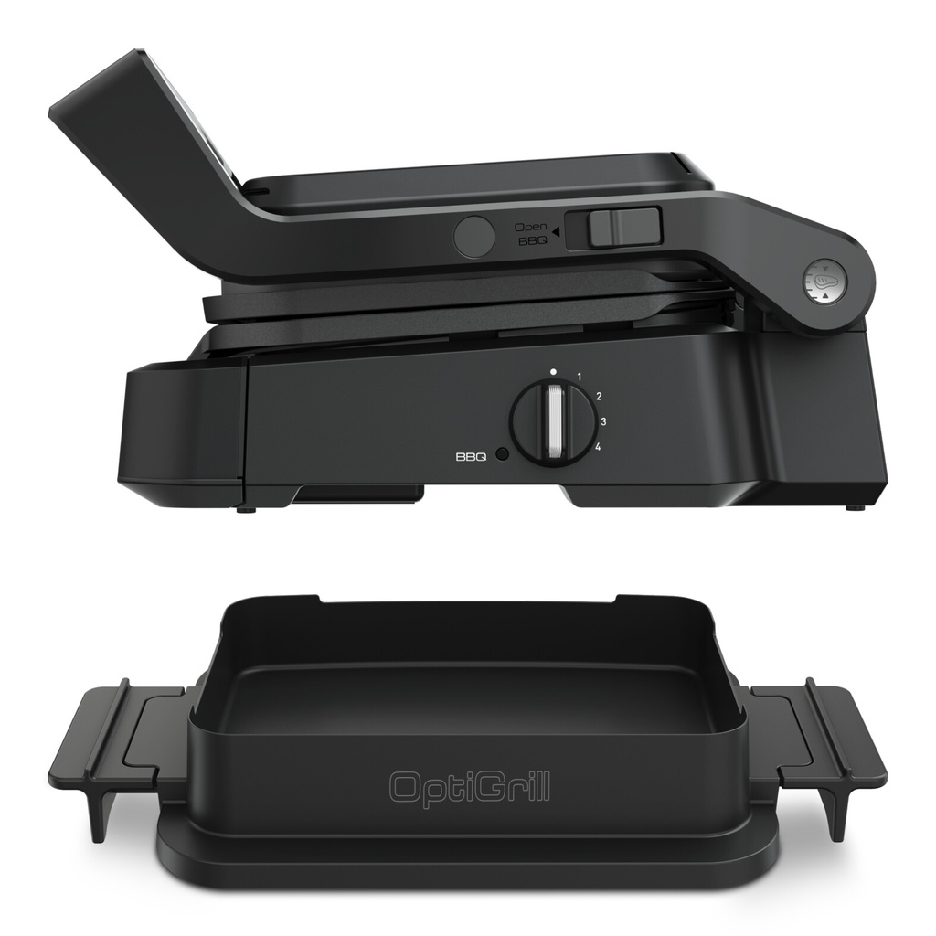 Tefal OptiGrill 4in1 OptiGrill 4-in-1 GC7748 intelligent grill voor complete maaltijden zwart - Afbeelding 9