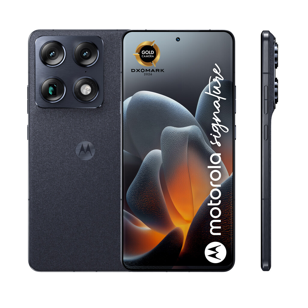 Motorola signature 17,2 cm (6.78") Dual SIM Android 16.0 5G USB Type-C 16 GB 512 GB 5200 mAh Donkerblauw - Afbeelding 2