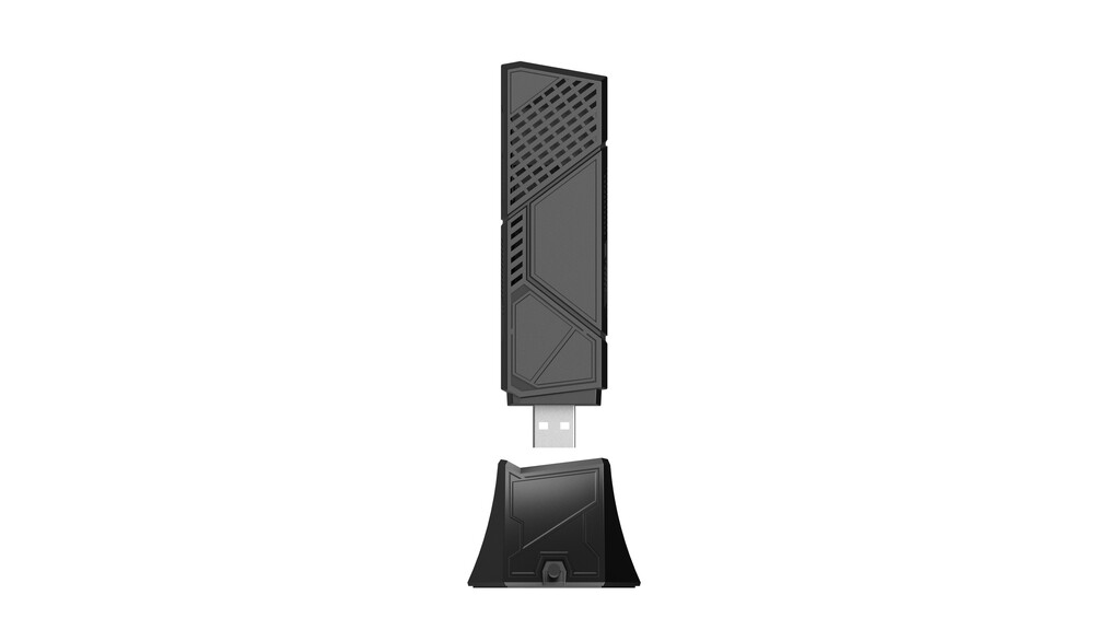 ASUS ROG USB-BE92 Wifi 7 BE6500 Tri-Band USB Adapter WLAN 6500 Mbit/s - Afbeelding 4